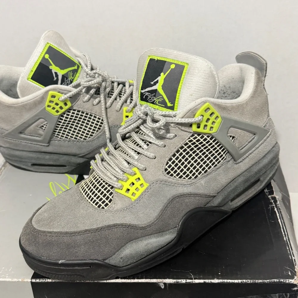 Jordan 4 Retro SE 95 Neon Cool Grey Volt CT5342-007 Mens 11